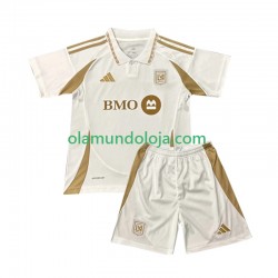 Camisola Los Angeles FC Criança Equipamento Segundo 2025 Manga Curta